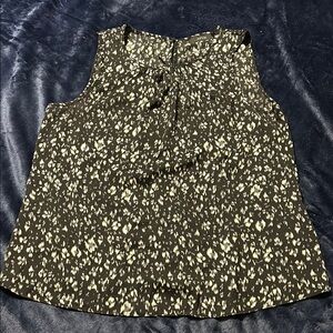 Apt. 9 Black Blouse with Relaxed Fit